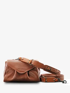 paulmarius leather shoulder bag for women Brown - Suzon S Light Brown | PAUL MARIUS