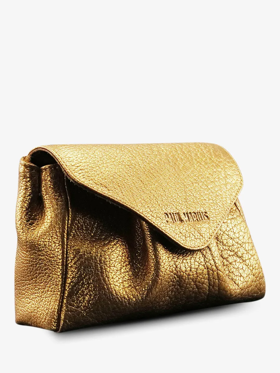 paulmarius leather shoulder bag for women Gold - Suzon S Gold | PAUL MARIUS