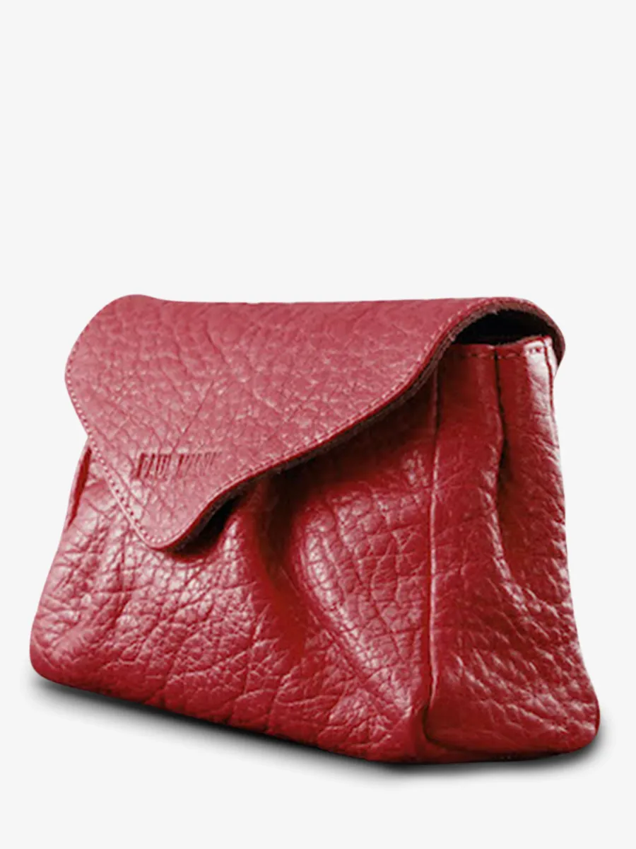 paulmarius leather shoulder bag for women Red - Suzon S Carmine Red | PAUL MARIUS