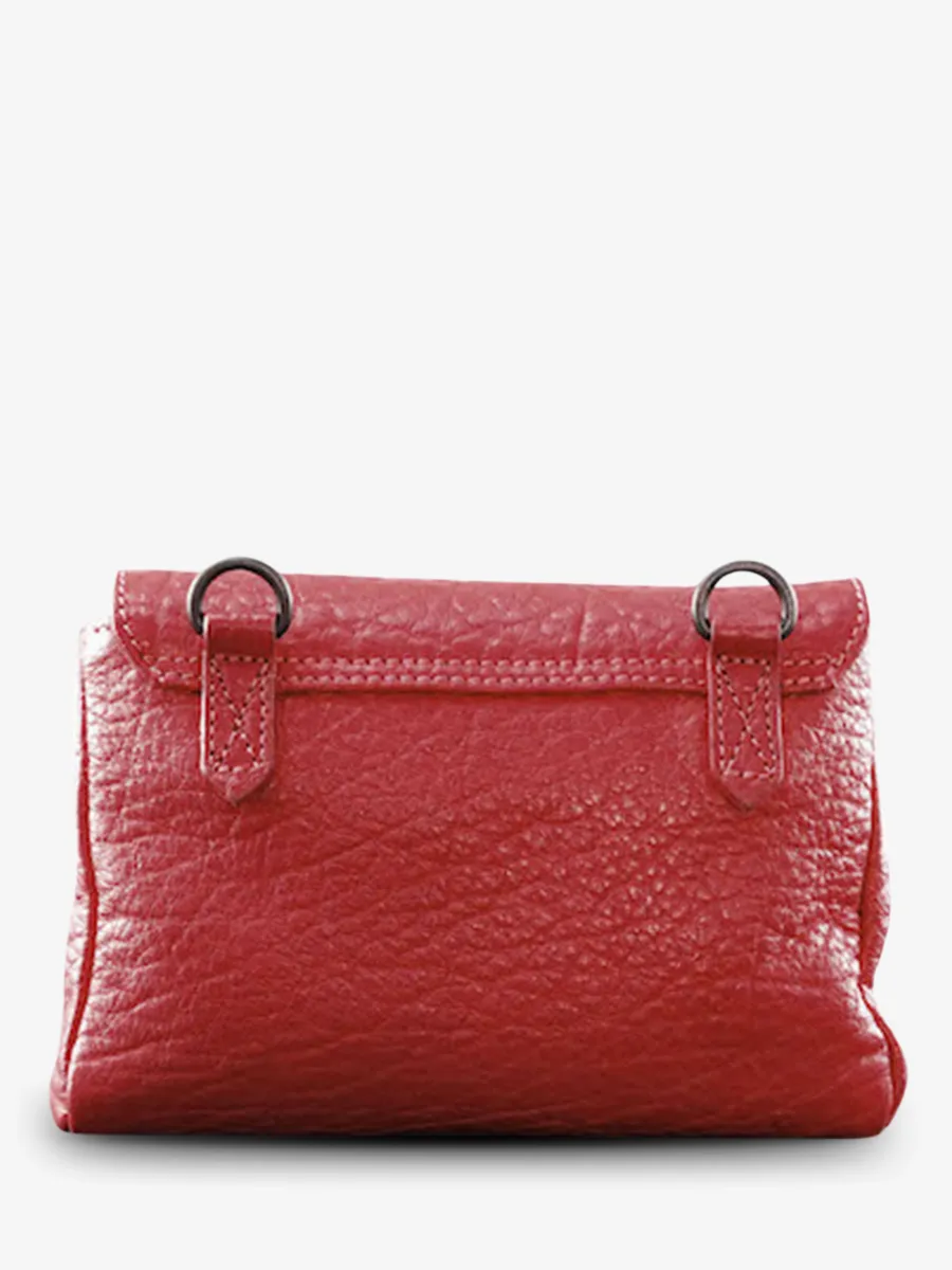 paulmarius leather shoulder bag for women Red - Suzon S Carmine Red | PAUL MARIUS