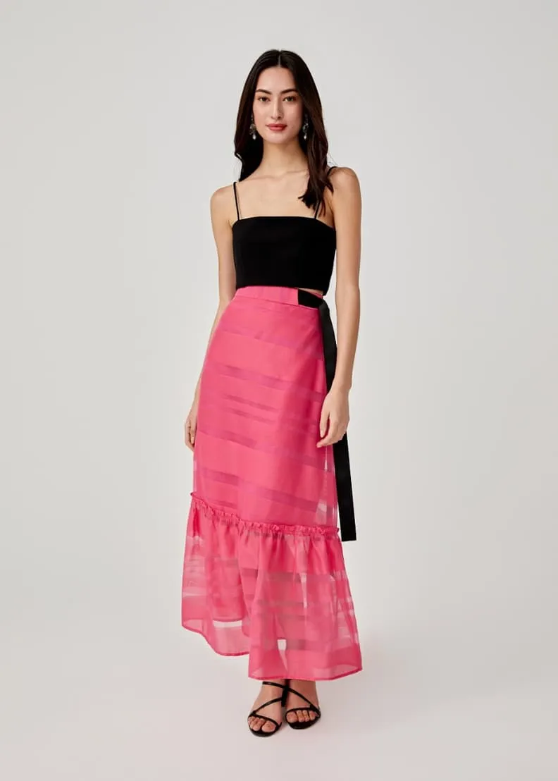 Peggy Jacquard Maxi Skirt