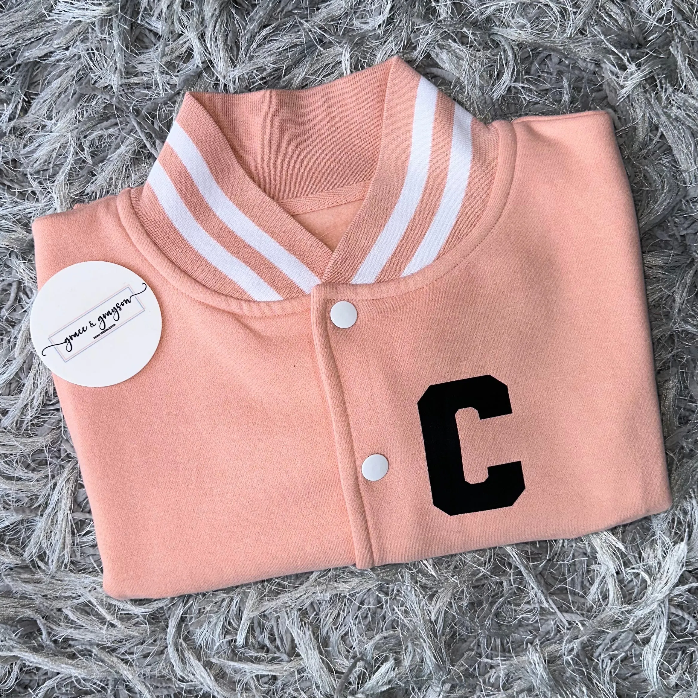 Personalised Initial Varsity Jacket