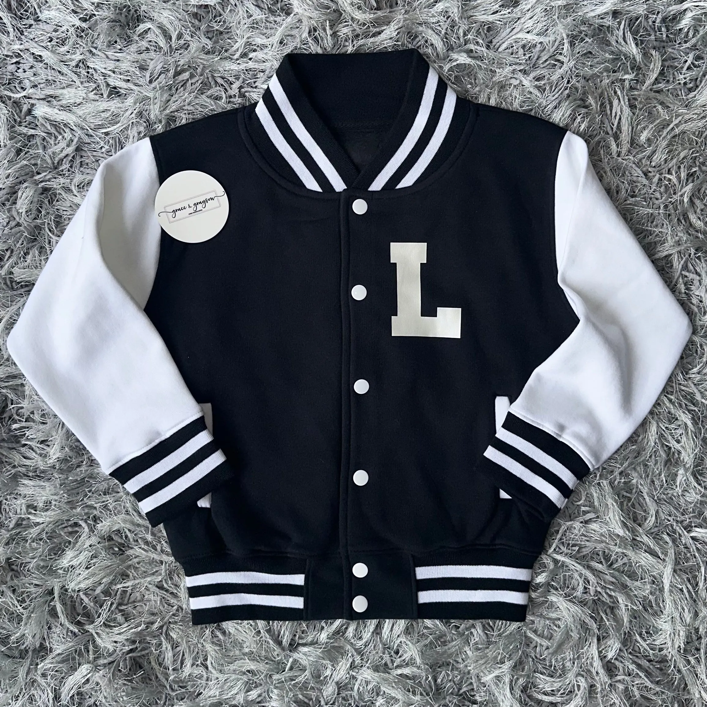 Personalised Initial Varsity Jacket