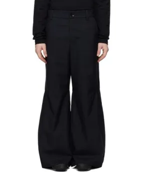 pet-tree-kor Navy Resonance Pleat Trousers