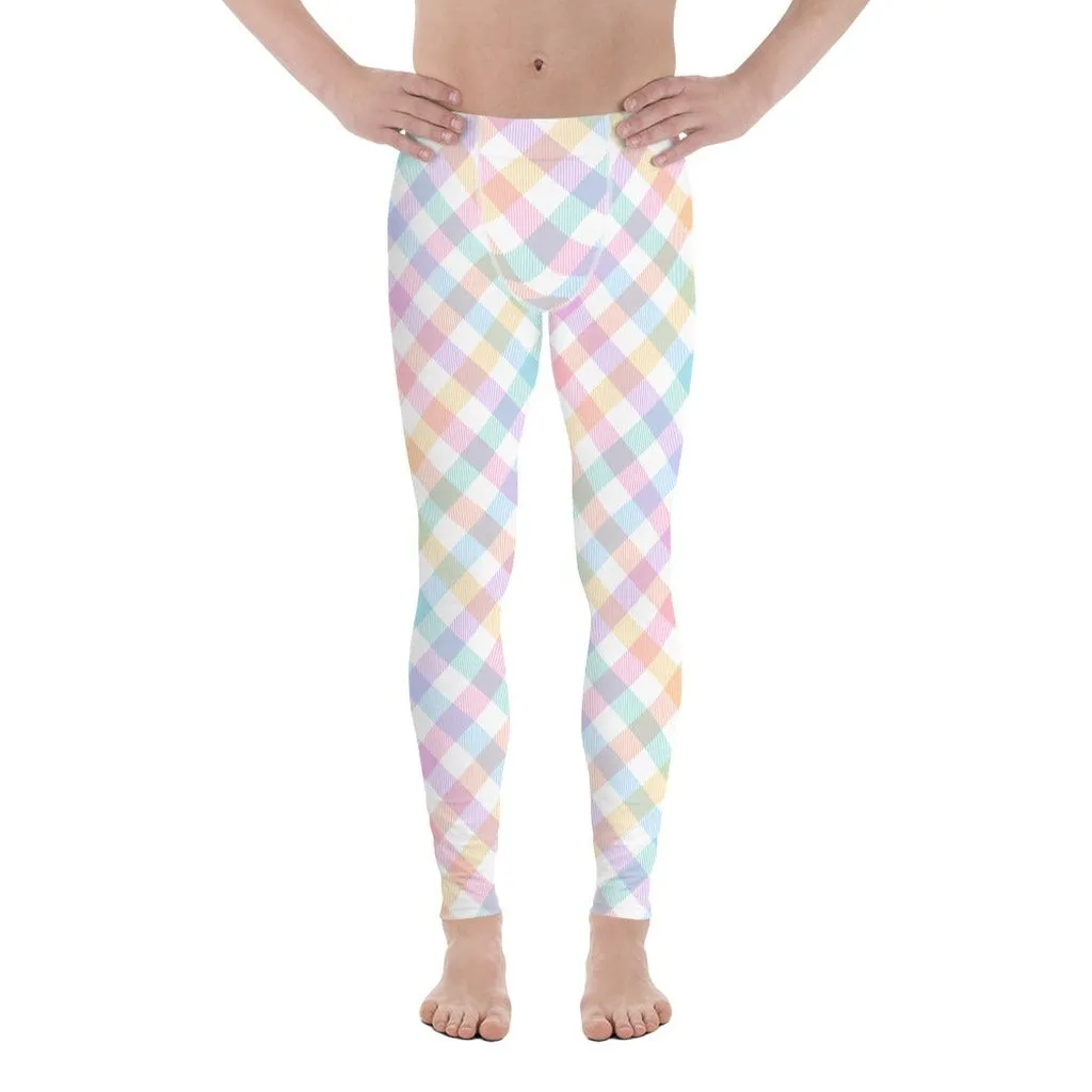 Plaid Easter Men's Leggings