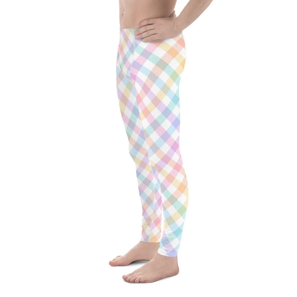 Plaid Easter Men's Leggings