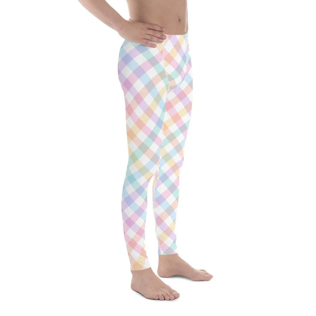 Plaid Easter Men's Leggings