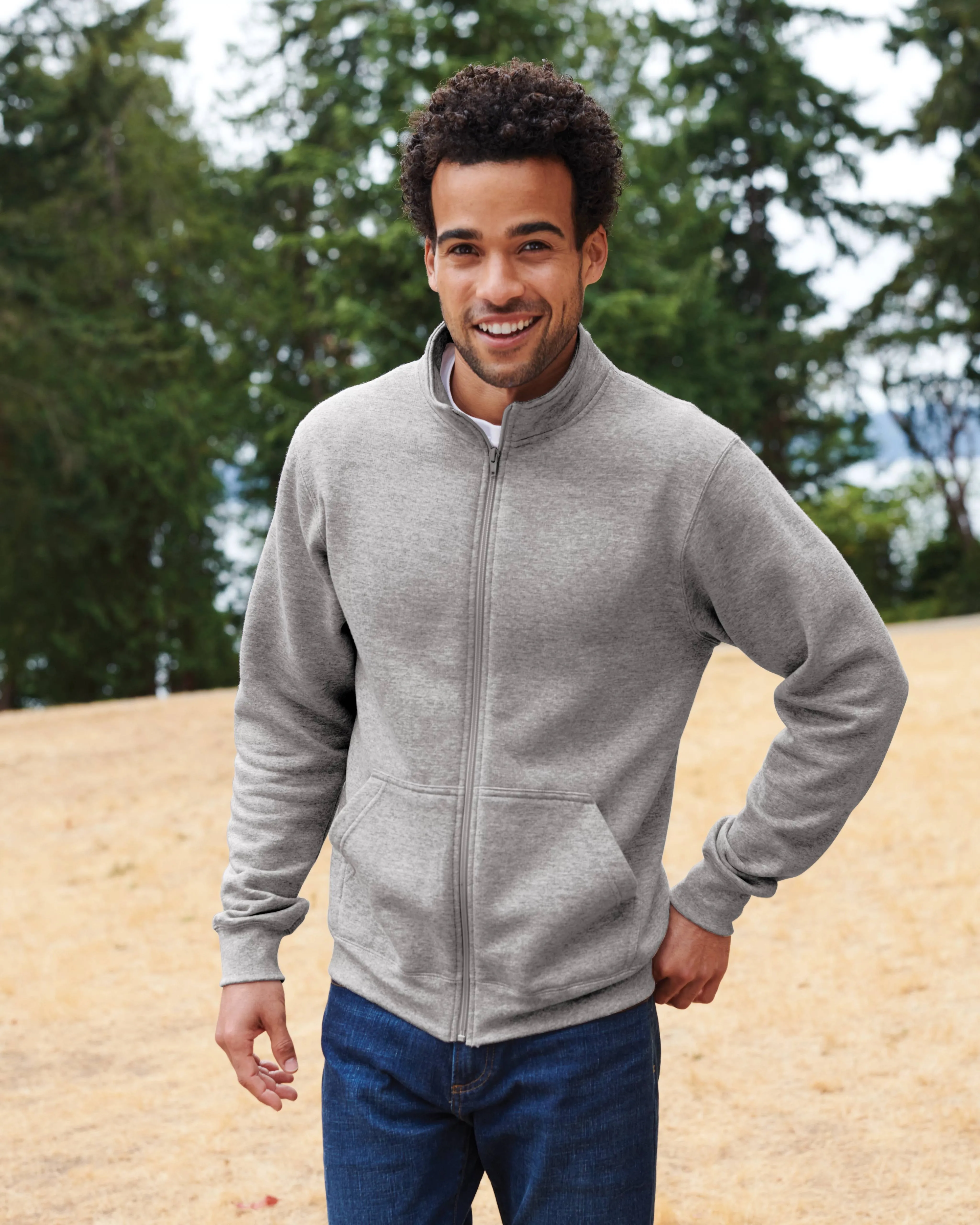 Port & Company Core Fleece Cadet Full-Zip Sweatshirt