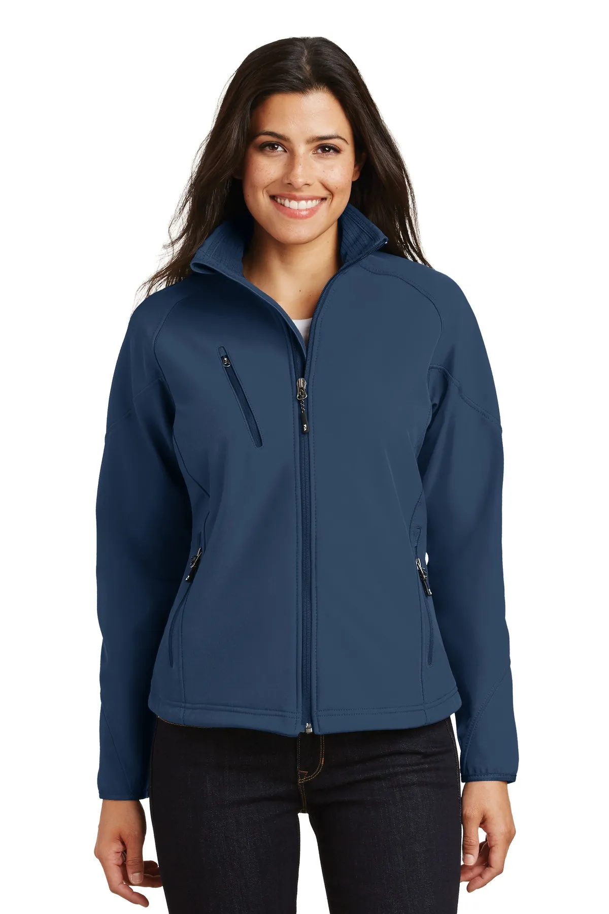 Port Authority Ladies Textured Soft Shell Jacket L705 SKU: L705