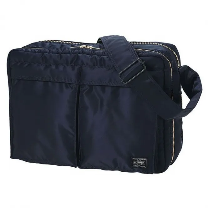 Porter-Yoshida & Co. Tanker Shoulder Bag - Iron Blue