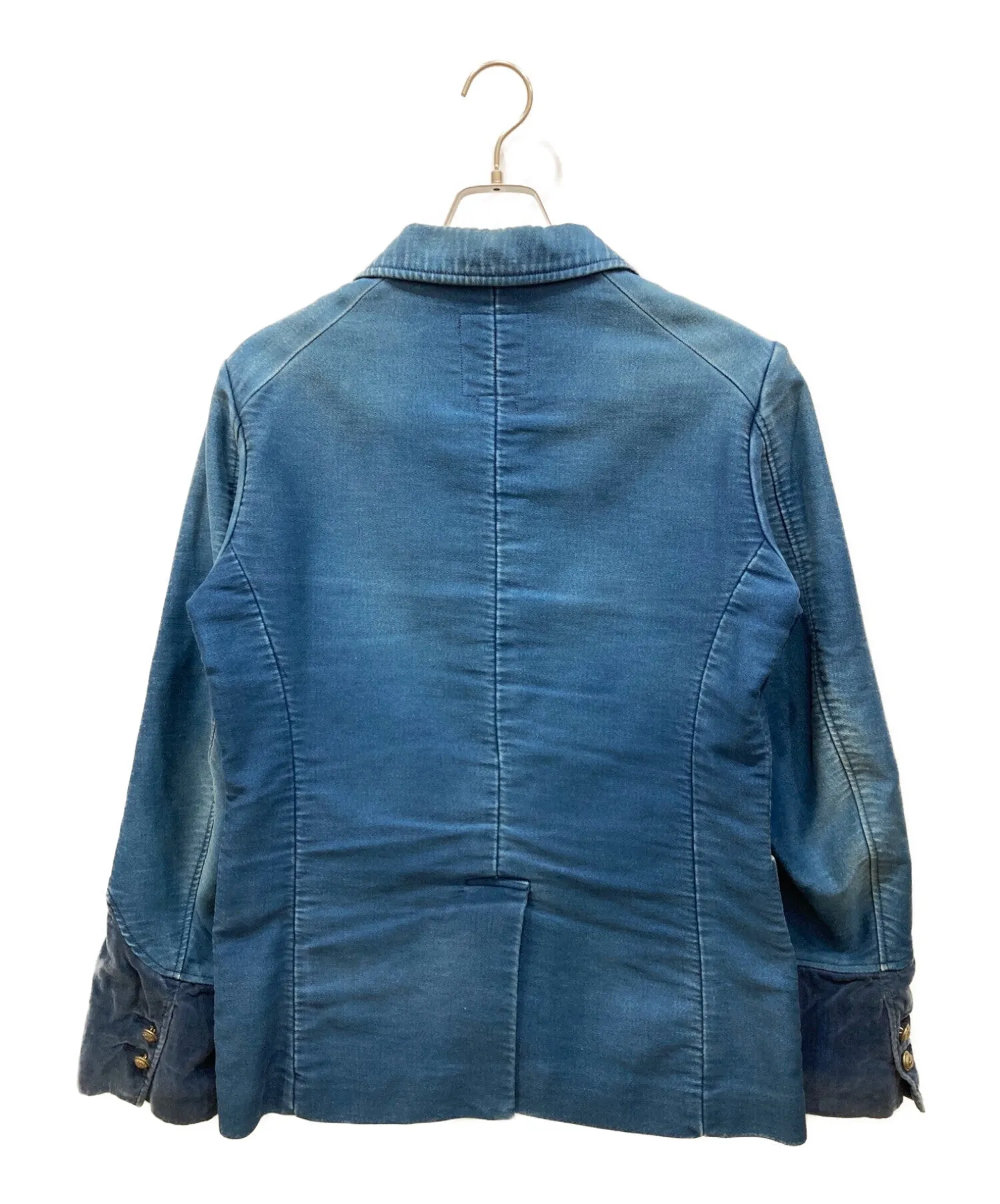 [Pre-owned] VISVIM 13A/W F.I.L exclusive POTOMAC JKT DMGD MOLESKIN Vintage processed Potomac jacket Indigo switchover