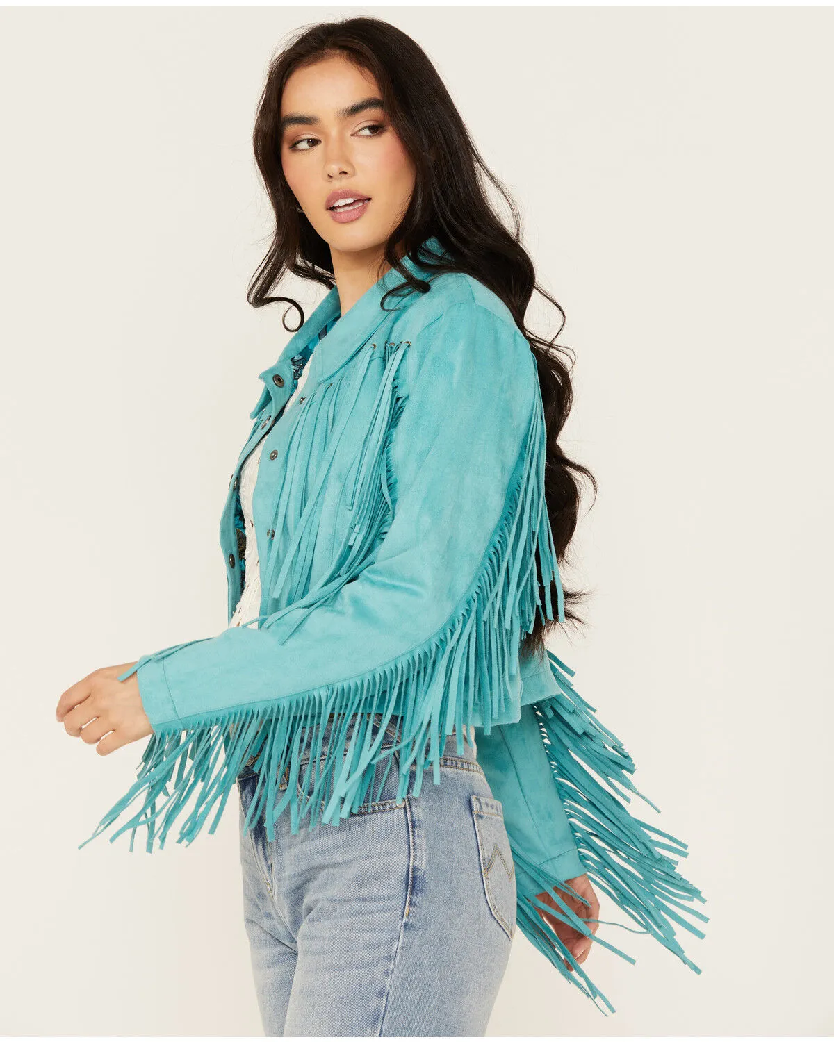 Product Name:  Powder River Outfitters Women's Micro Suede Fringe Jacket