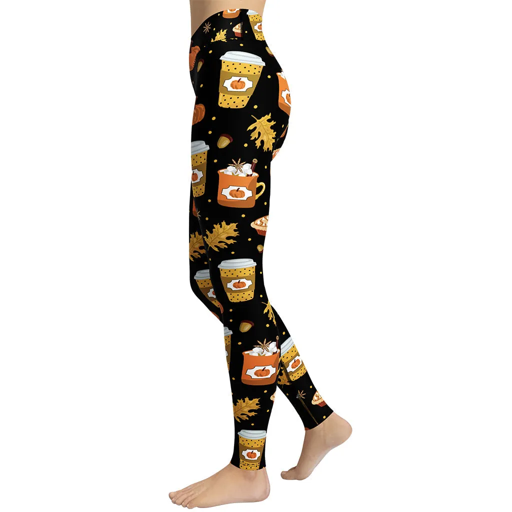 Pumpkin Season Yoga Leggings