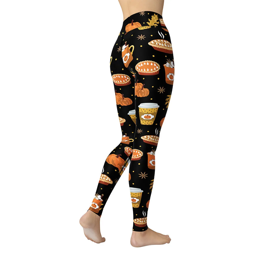 Pumpkin Season Yoga Leggings