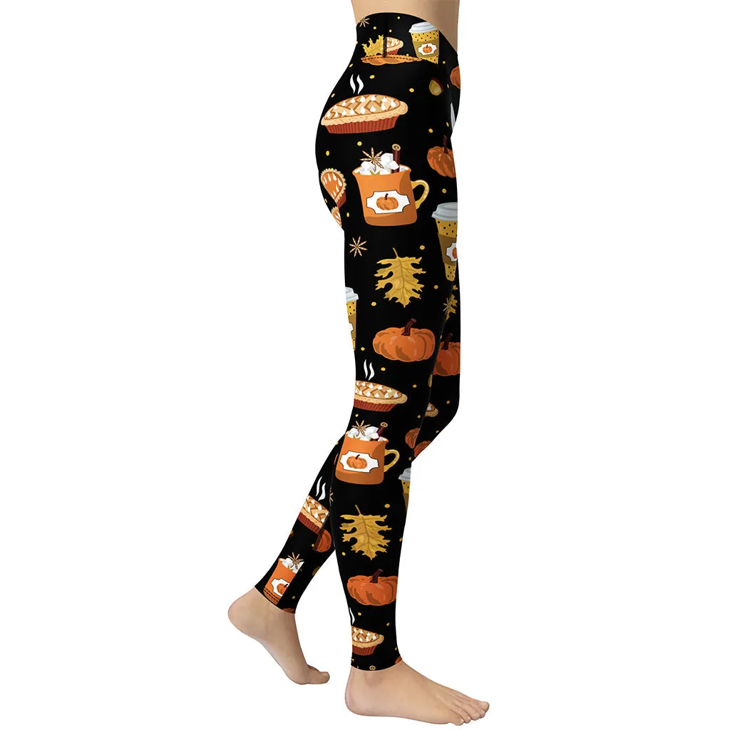 Pumpkin Season Yoga Leggings