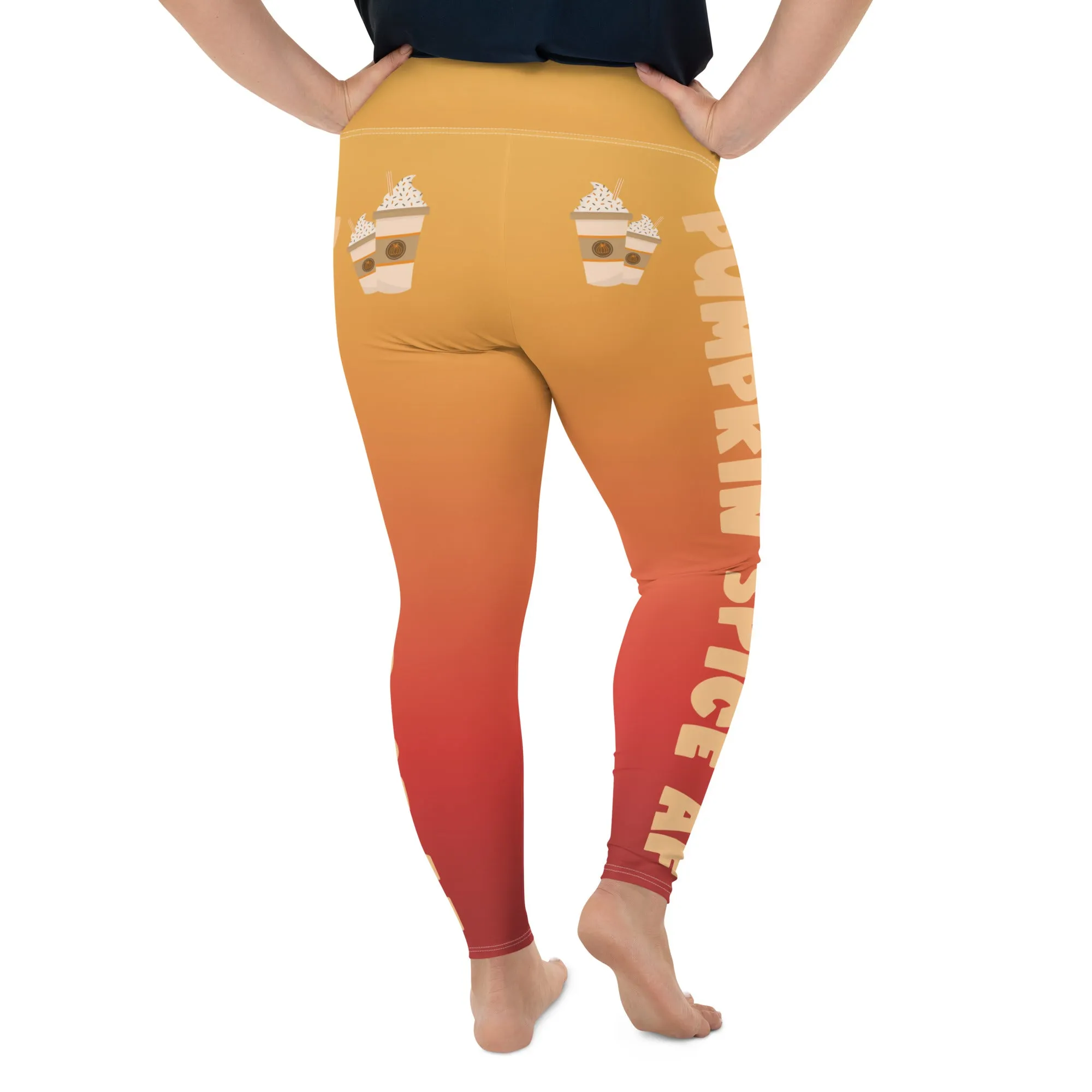 Pumpkin Spice AF Plus Size Leggings