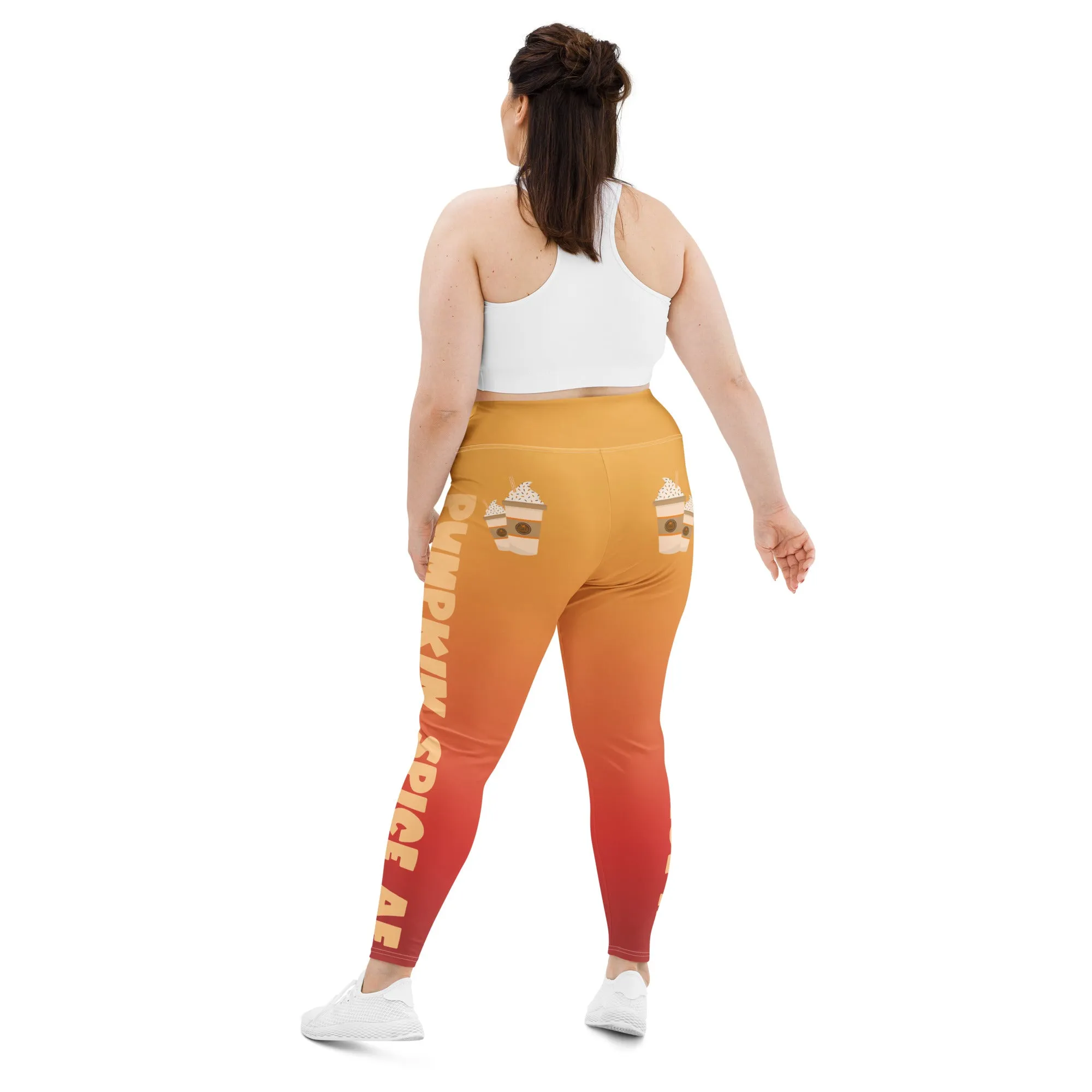 Pumpkin Spice AF Plus Size Leggings