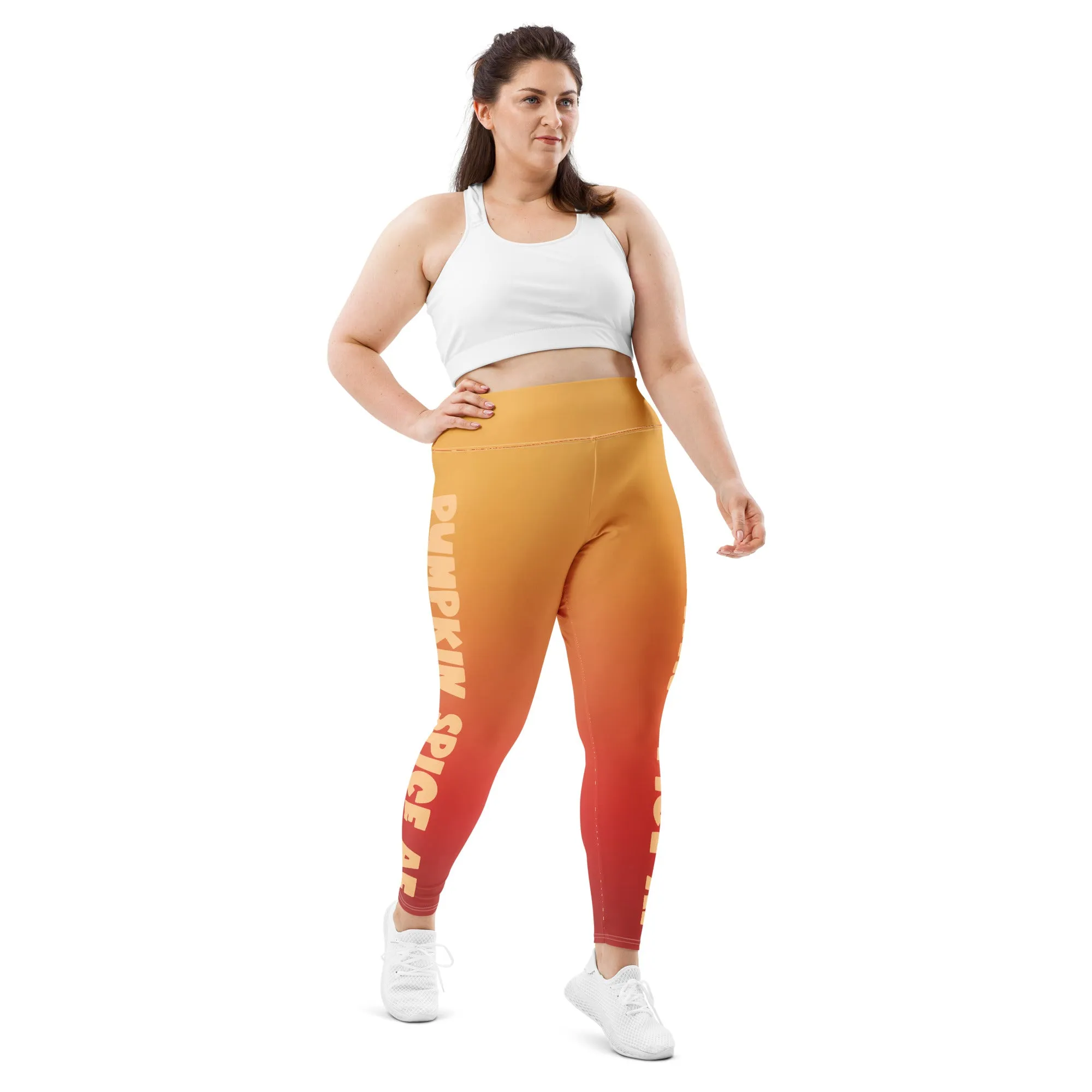 Pumpkin Spice AF Plus Size Leggings