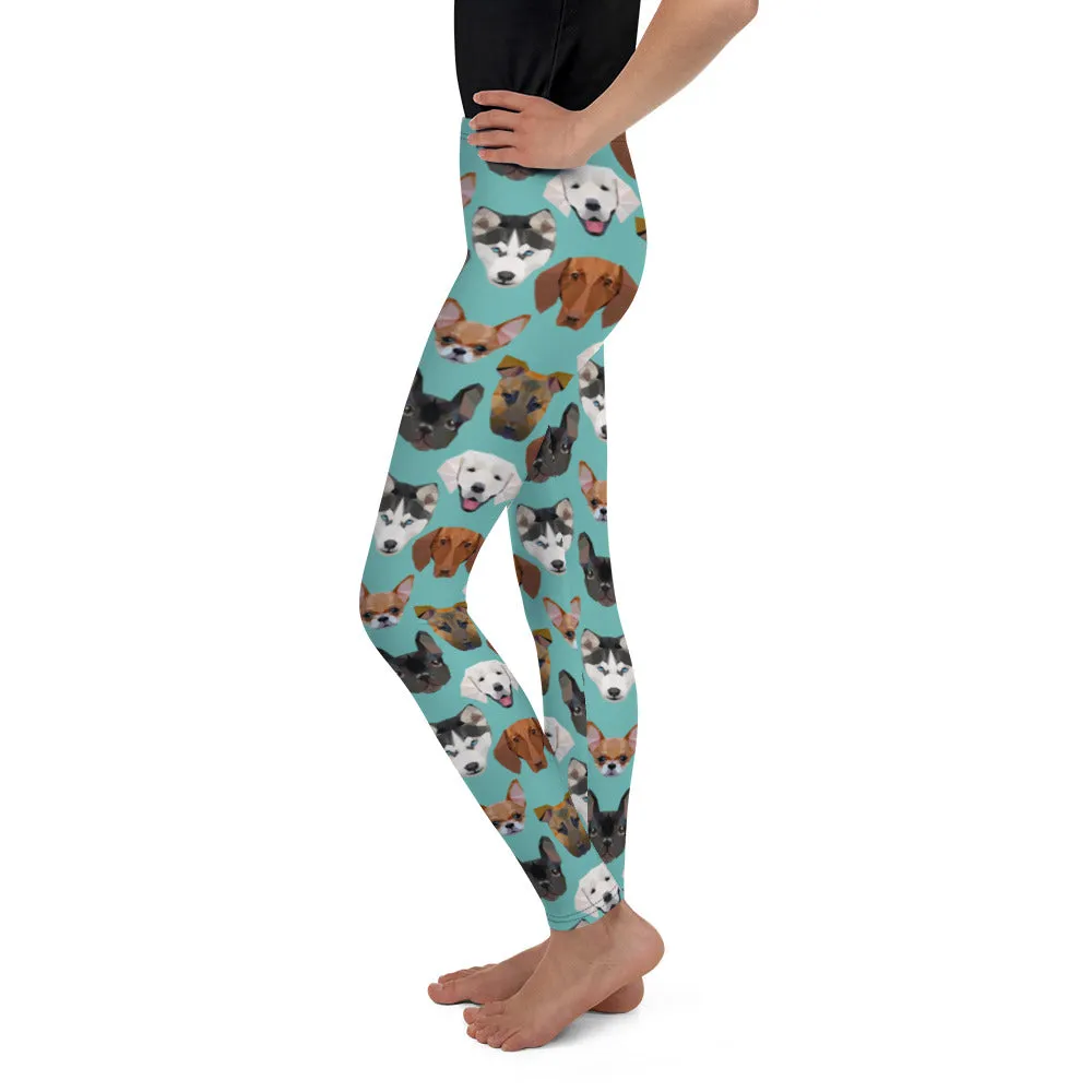 Pup Pattern Youth Leggings