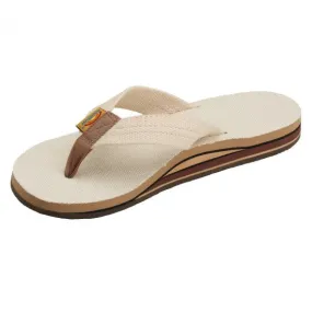 Rainbow Sandals Men’s Hemp - Double Layer - 1 Strap - Natural