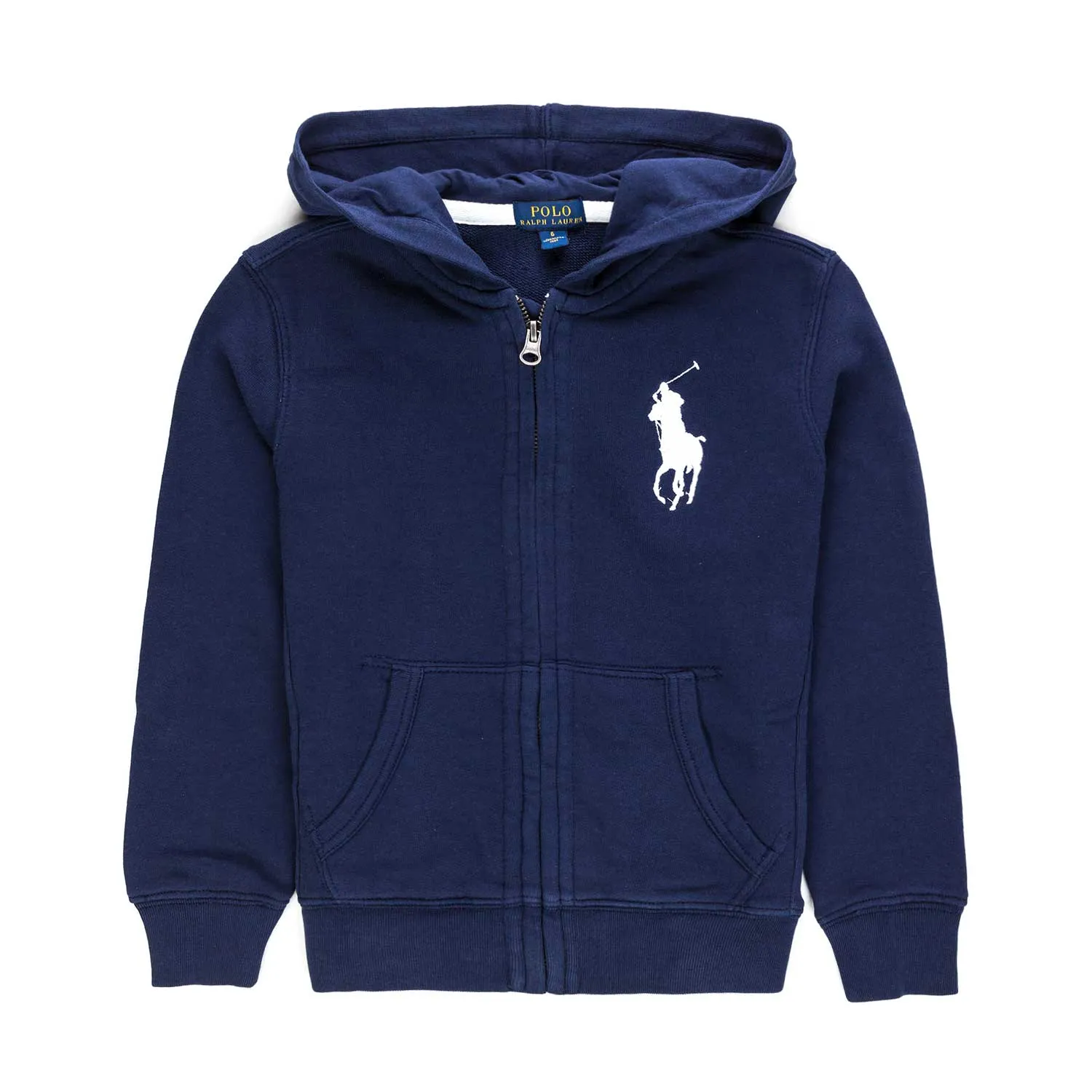 Ralph Lauren Boy And Teen Blue Zip Up Hoodie