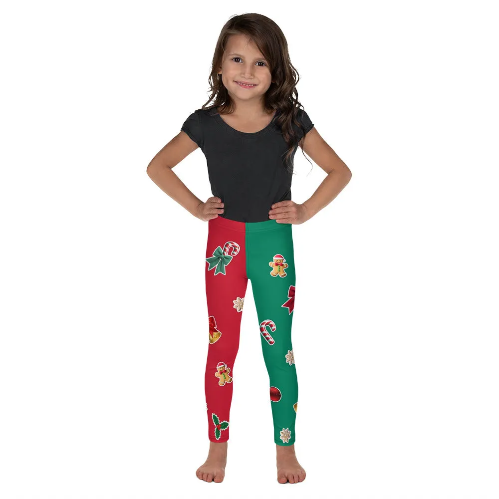 Red & Green Christmas Kid's Leggings