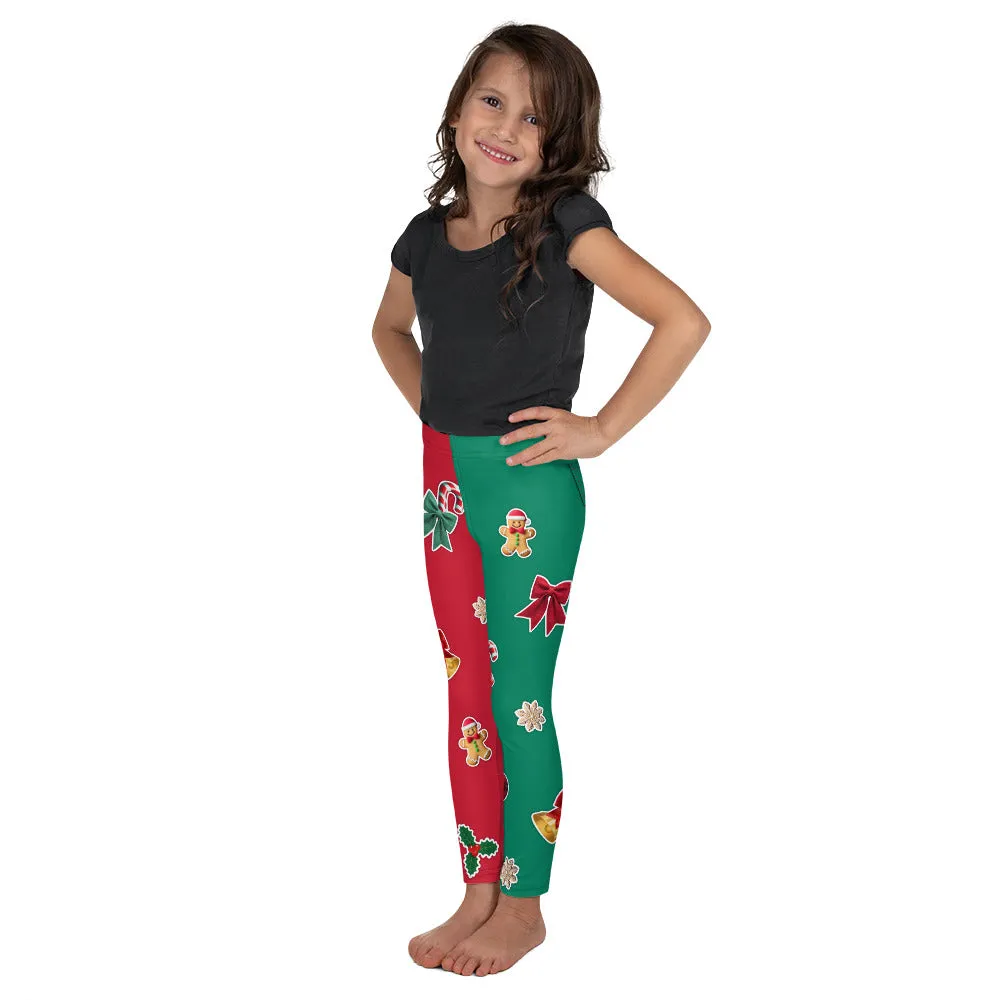 Red & Green Christmas Kid's Leggings