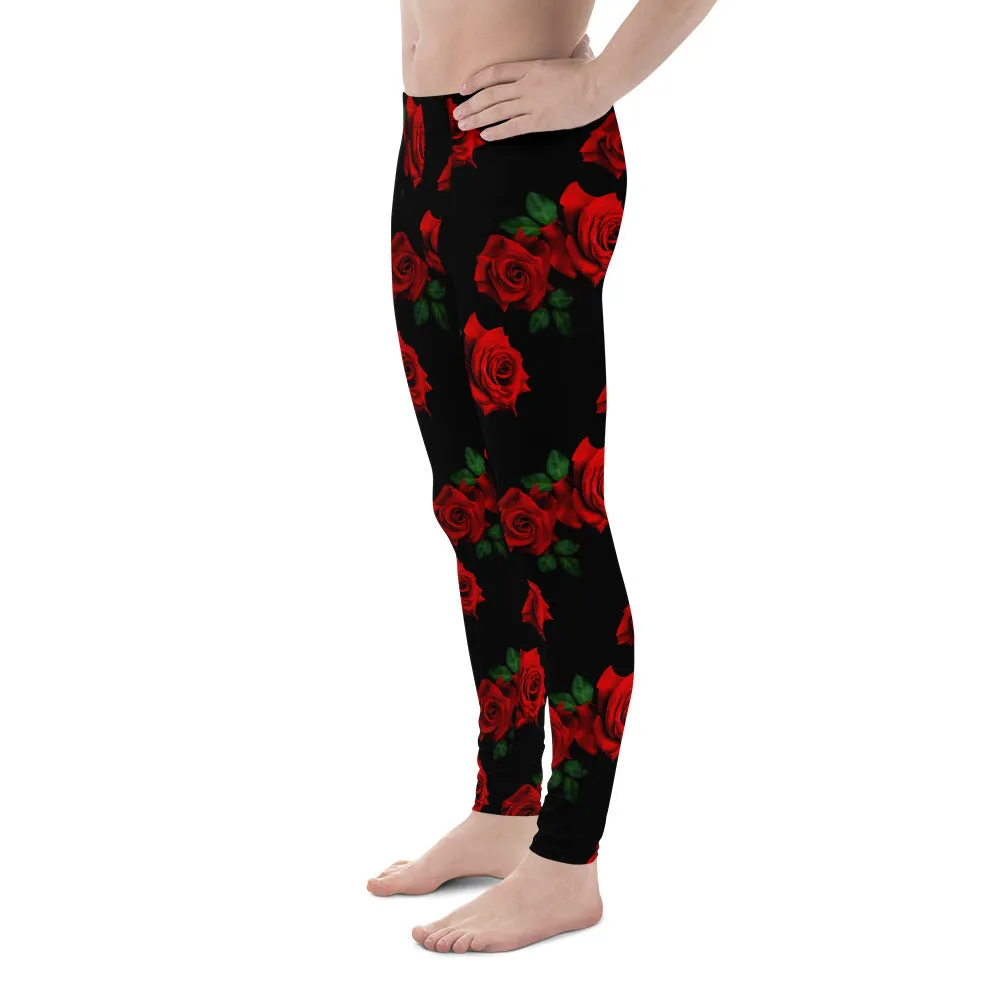 Red Roses Men's Leggings