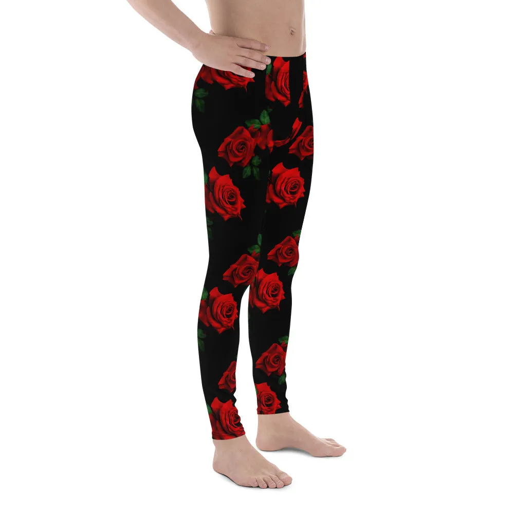 Red Roses Men's Leggings