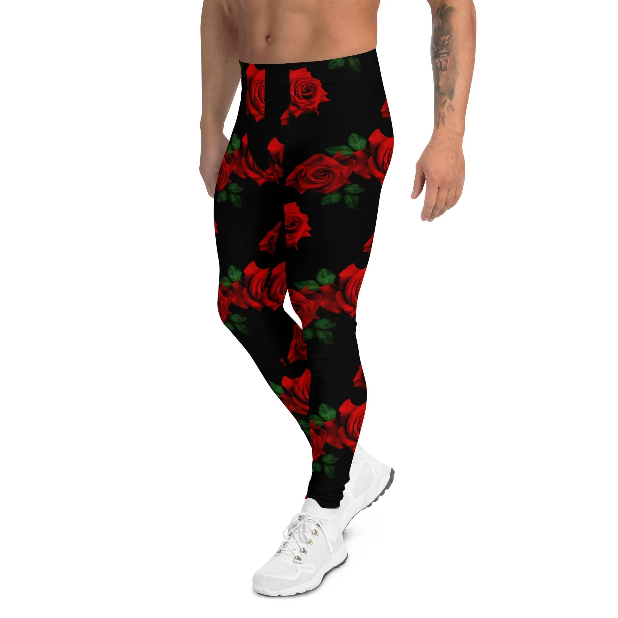 Red Roses Men's Leggings