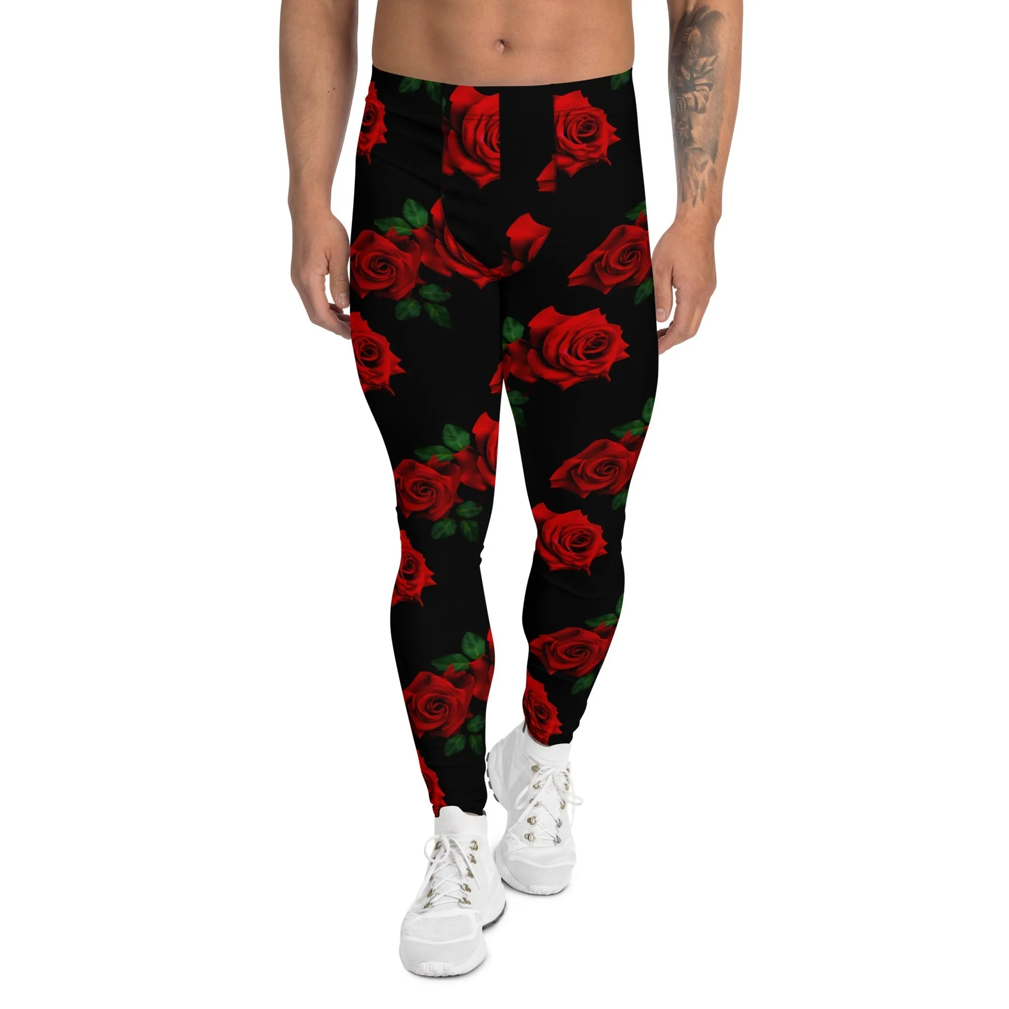 Red Roses Men's Leggings