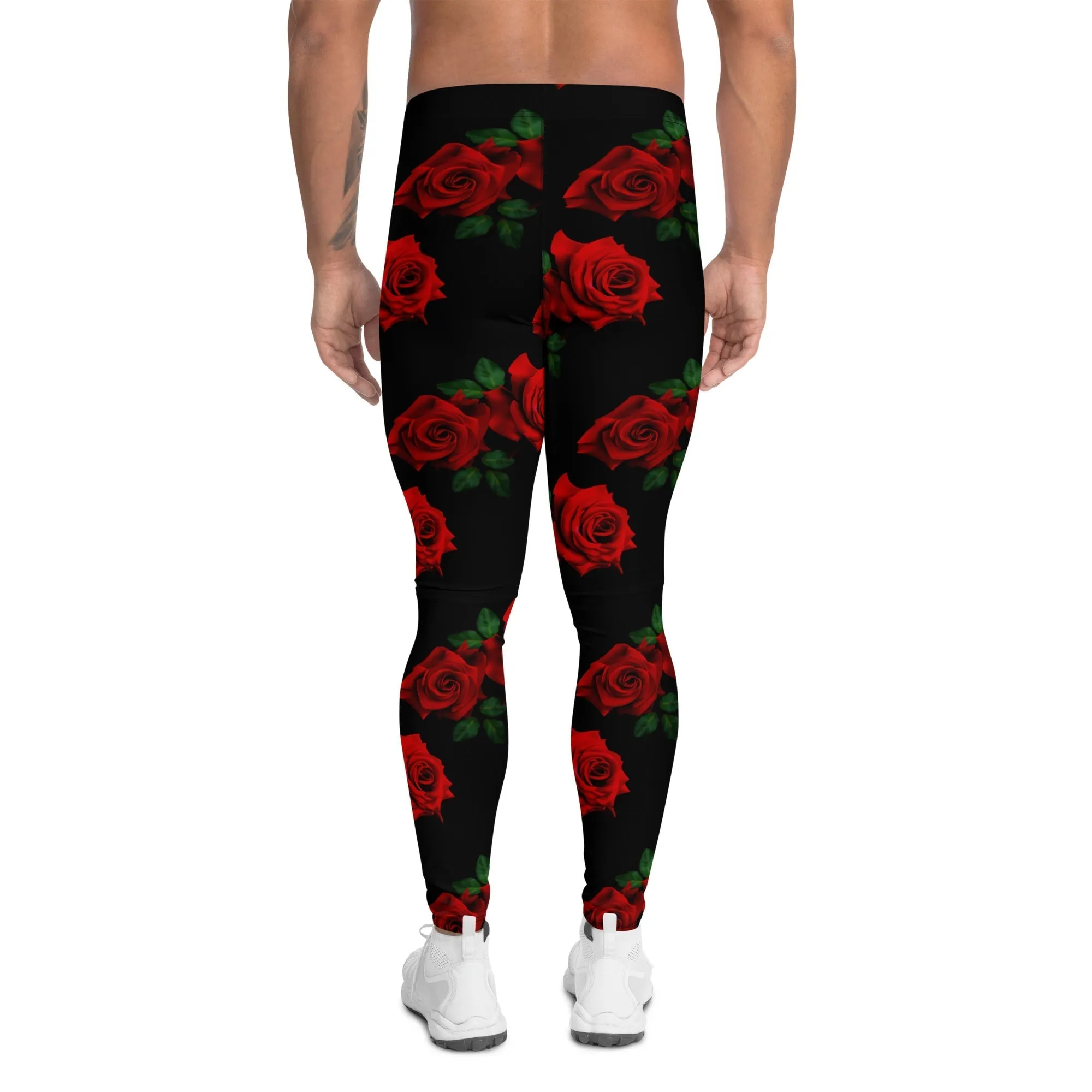 Red Roses Men's Leggings