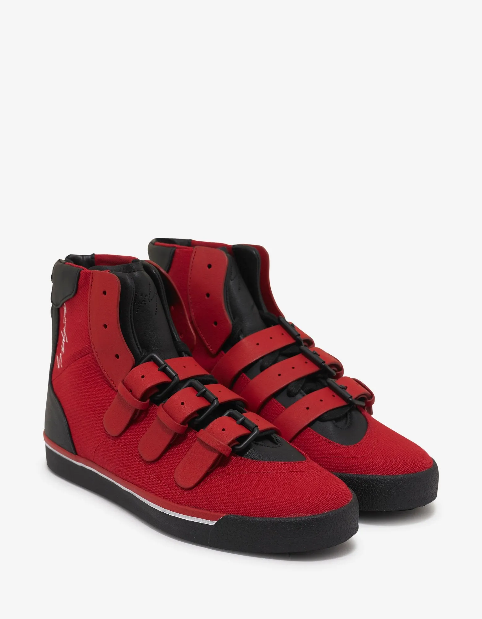 Red YY Middoberuto High Top Trainers