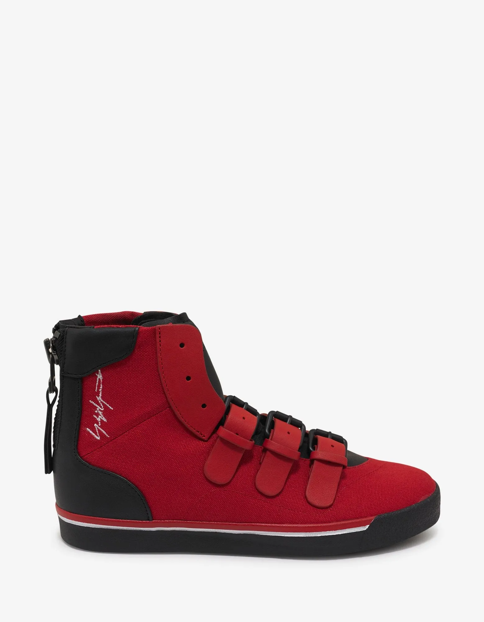 Red YY Middoberuto High Top Trainers