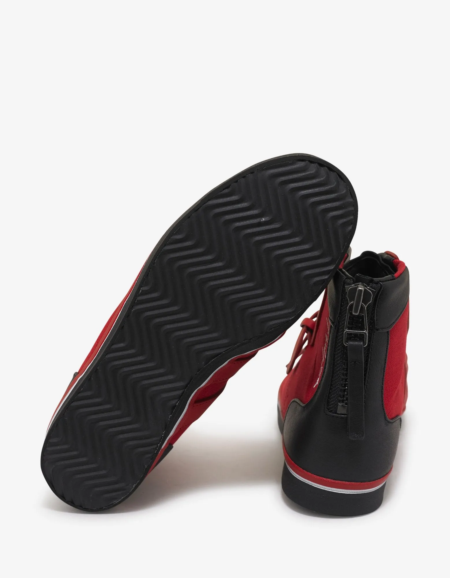 Red YY Middoberuto High Top Trainers