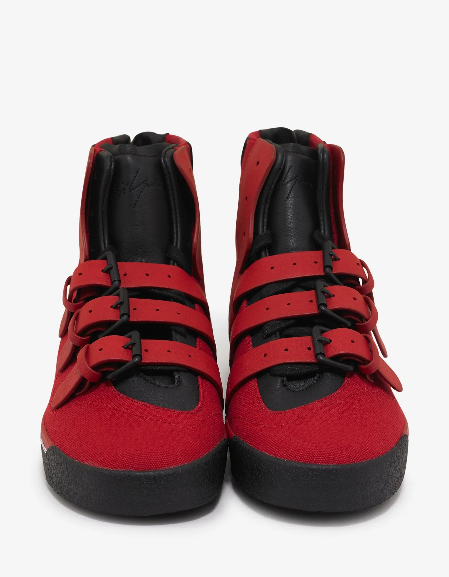 Red YY Middoberuto High Top Trainers