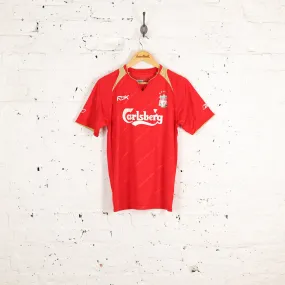 Reebok Liverpool Gerrard European Home Football Shirt - Red - XS