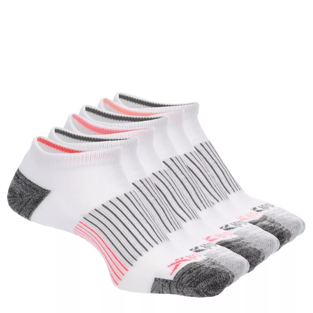 REEBOK  WOMENS LOW CUT COMPRESSION ARCH SOCKS 6 PAIRS