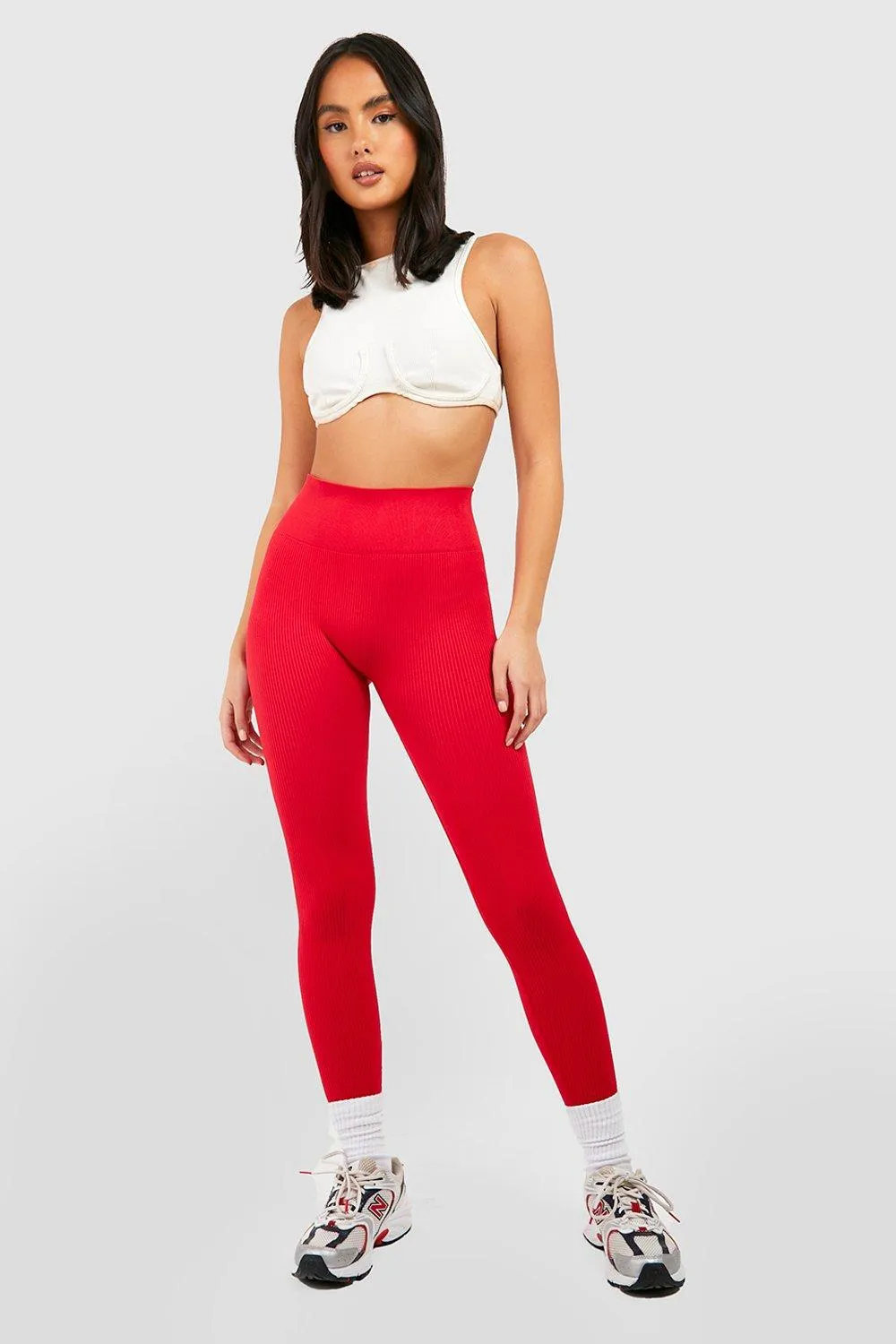 Ribbed Seamless High Waisted Leggings