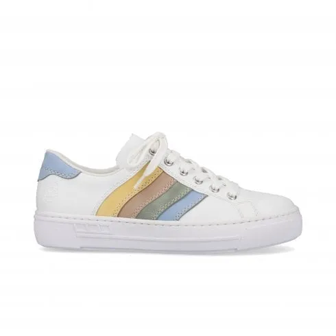 Rieker L8802-80 | White | Womens Casual Trainers