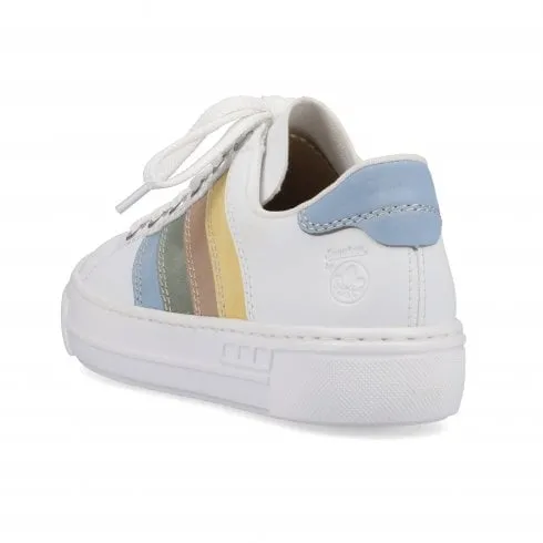 Rieker L8802-80 | White | Womens Casual Trainers