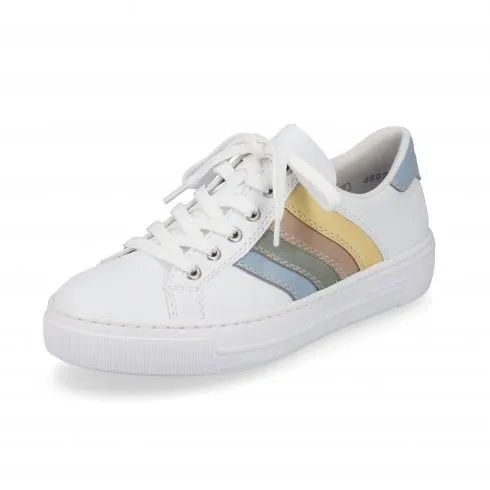 Rieker L8802-80 | White | Womens Casual Trainers