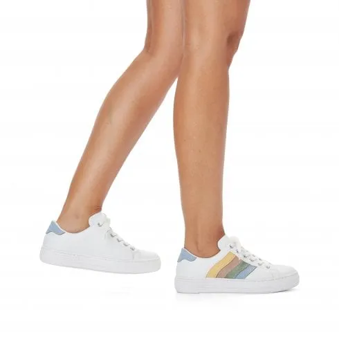 Rieker L8802-80 | White | Womens Casual Trainers