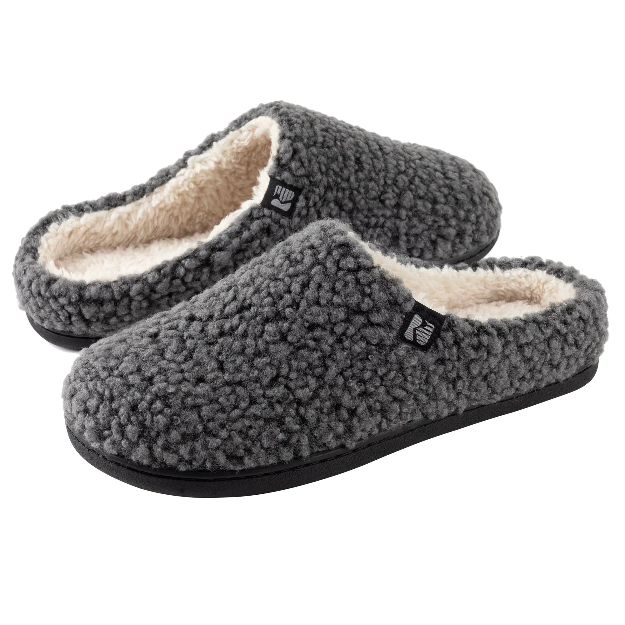 RockDove Women's Faux Shearling Clog Slipper