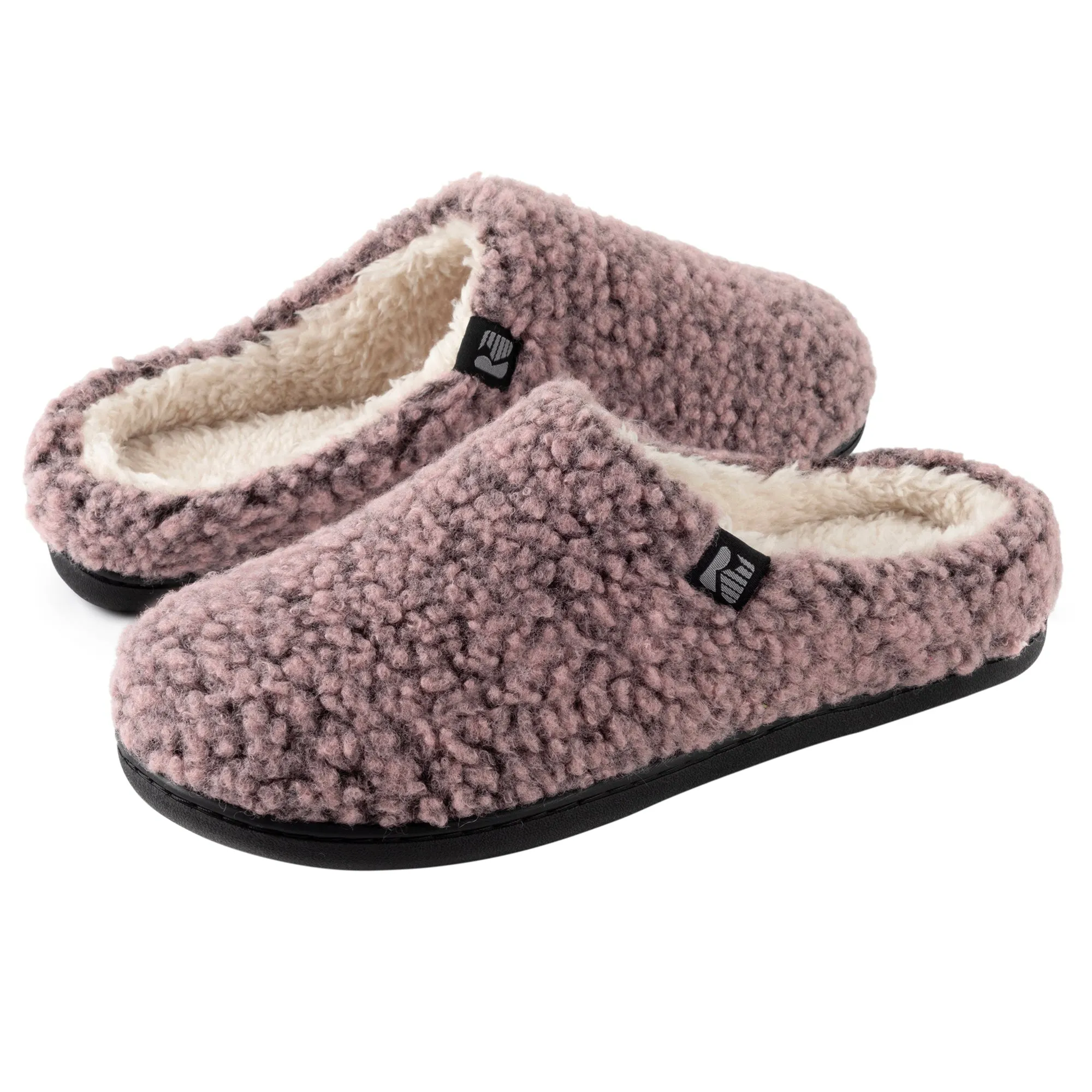 RockDove Women's Faux Shearling Clog Slipper