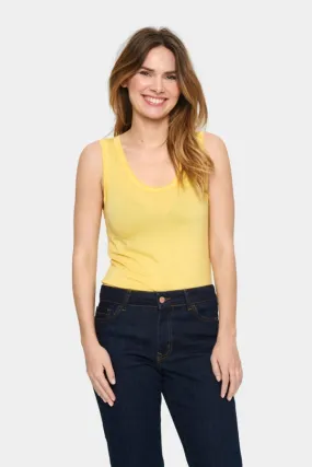 Saint Tropez Relaxed Vest Top Yellow