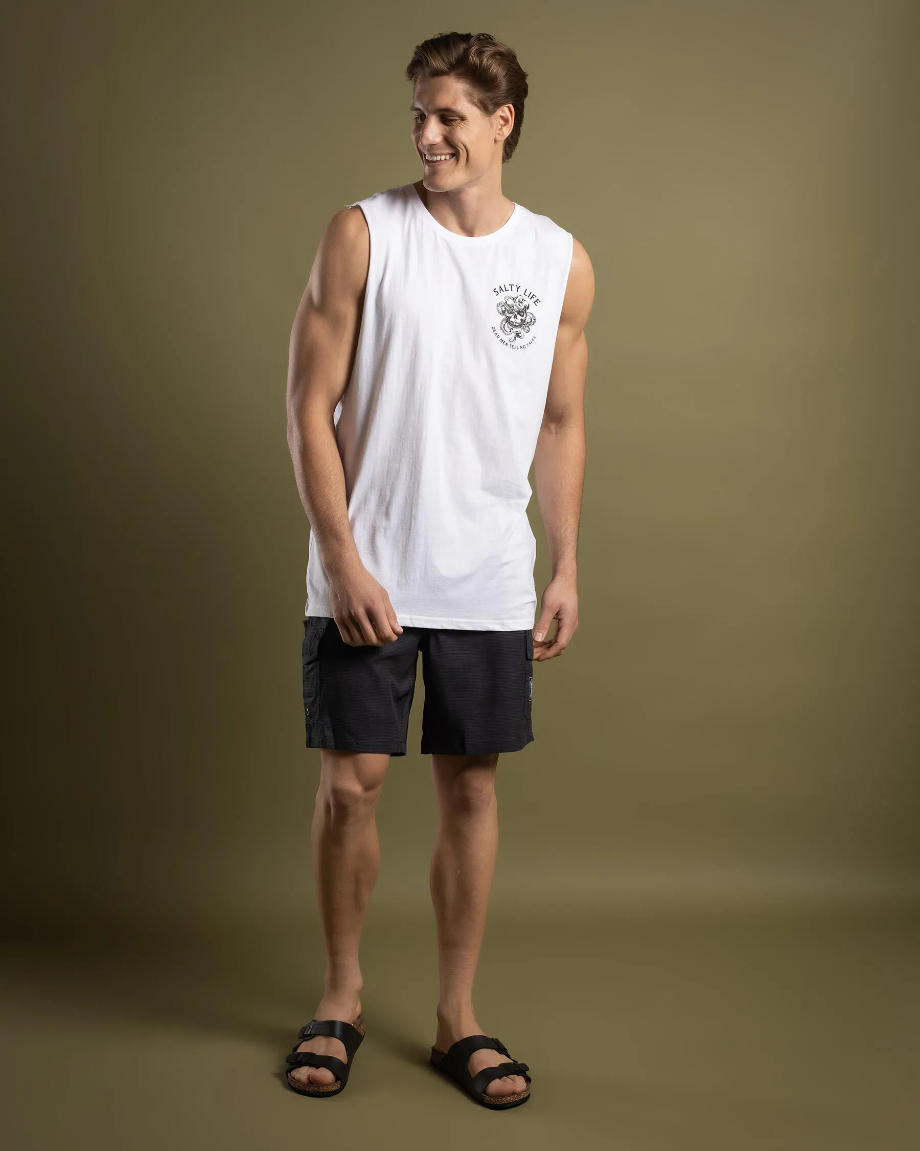 Salty Life Seafarer Muscle Tank