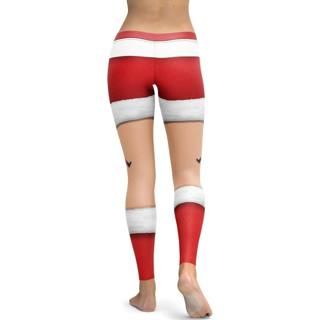 Santa Stockings Christmas Leggings