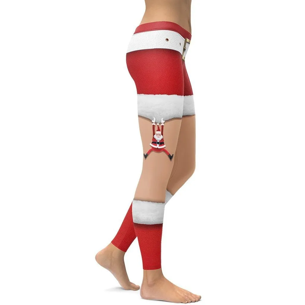 Santa Stockings Christmas Leggings