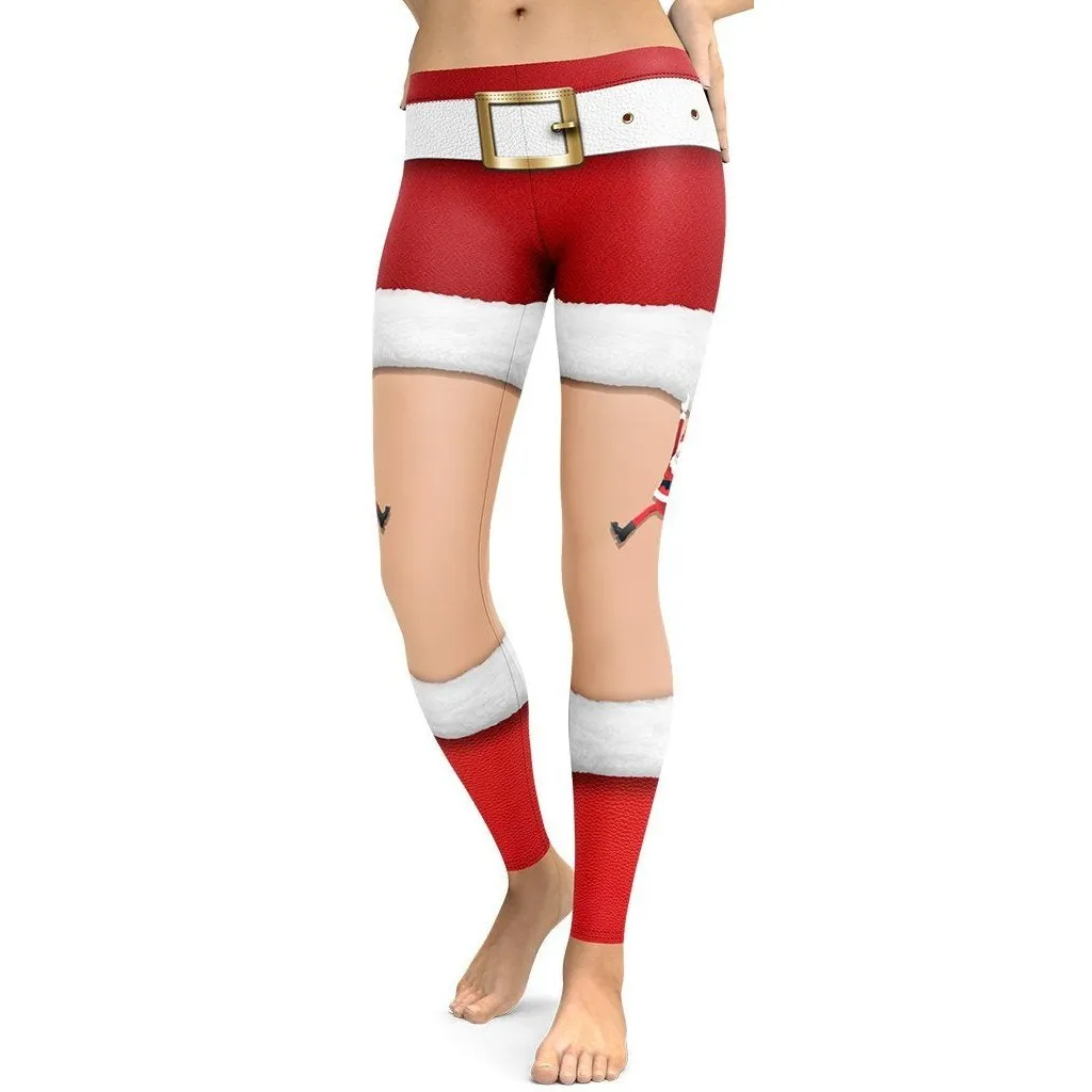 Santa Stockings Christmas Leggings